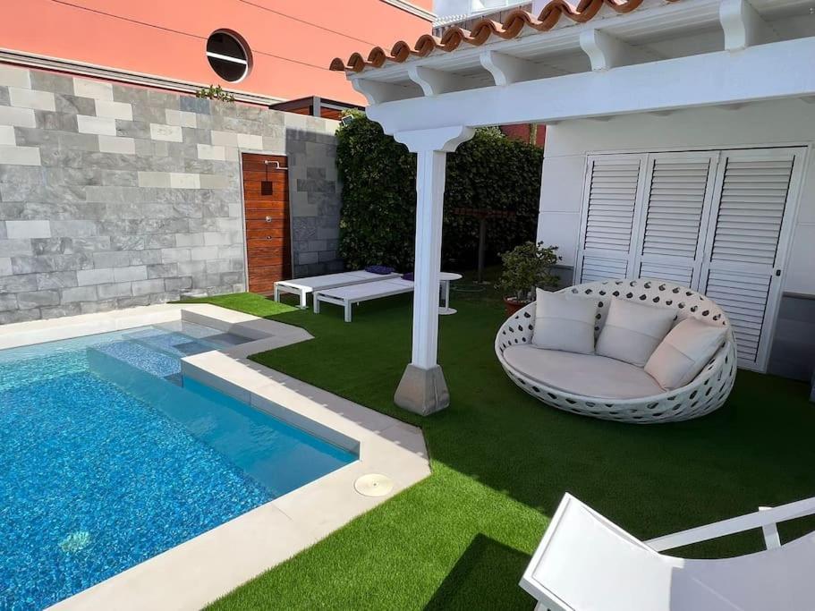 Villa Privada Con Piscina Tenerife Sur Aljaba 5 Chayofa Exterior foto